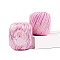 Cotton Segment Dyed Yarn, for Weaving, Knitting & Crochet, Pearl Pink, 1.2mm, about 328.08 Yards(300m)/Skein