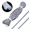 Reflective Fiber Lip Cord Trim, Piping Cord, Gray, 9mm