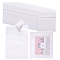 Waxed Paper Storage Bags, Rectangle, White, 12x8.3x0.01cm