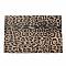 Laser PU Leather Leopard Print Fabric, for Garment Accessories, Burgundy, 30x20x0.1cm