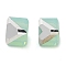 K9 Glass Imitation Austrian Crystal Beads, No Hole, Square, Medium Aquamarine, 4x4x4mm