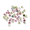 Faceted Natural Tourmaline Cabochons, Pointed Back, Diamond, 2x1.5mm