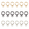 18Pcs 3 Colors Zinc Alloy Ring Swivel Clasps, Mixed Color, 39x27x4mm, Hole: 10x5mm, 6pcs/color