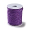 Nylon Twisted Round Cord, for Bag Strap Making, Purple, 5~5.5mm, about 10.94 Yards(10m)/Roll