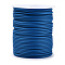 Hollow Pipe PVC Tubular Synthetic Rubber Cord, Wrapped Around White Plastic Spool, Marine Blue, 4mm, Hole: 2mm, about 16.4 yards(15m)/roll