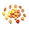 Handmade Polymer Clay Beads, Mixed Shapes, 8.5~10x7~10x5mm, Hole: 1.6mm