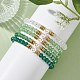 5 pièces ensemble de bracelets extensibles en perles de verre BJEW-JB09677-04-2