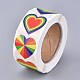 Heart Shaped Stickers Roll DIY-K027-A06-1