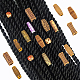 Plastic Dreadlocks Braiding Beads OHAR-NB0001-13-4