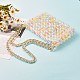 Perline acriliche trasparenti in sacchetti di perline intrecciate AJEW-BA00091-2