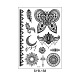 Mandala Pattern Vintage Removable Temporary Water Proof Tattoos Paper Stickers MAND-PW0001-15B-1
