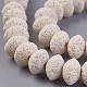 Brins de perles de pierre de lave naturelle G-I220-17A-06-2