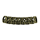 Tibetan Style Alloy Hollow Curved Tube Beads TIBEB-Q062-09AB-FF-2