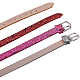 Sunnyclue 20pcs 8mm cinturino in pelle regolabile cinturino scorrevole braccialetti braccialetti con fermagli in ferro per lettere diapositive creazione di gioielli charms forniture fai da te BJEW-SC0001-05-4