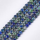 Chapelets de perles en chrysocolle et lapis lazuli naturelles G-S354-41-1