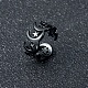 5pcs 5 anillos de puño de latón pintado con spray de estilo RJEW-SZ0001-02-3