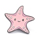 Starfish Alloy Enamel Brooches ENAM-C001-30B-1