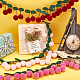 Chgcraft 3sets 3 Farben handgefertigte Filzkugelgarn Girlande hängende Ornamente DIY-CA0003-89-2