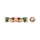 Chinese Style Alloy Enamel Beads X-ENAM-L015-02A-KCG-5