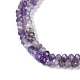 Natürlichen Amethyst Perlen Stränge&nbsp;G-G139-B09-01-4