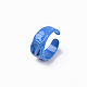 Spray Painted Alloy Cuff Rings RJEW-T011-34D-RS-3