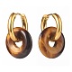 Boucles d'oreilles pendantes en pierres précieuses naturelles et synthétiques faites à la main EJEW-JE04577-3