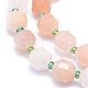 Natürliche rosa Aventurin Perlen Stränge G-I279-A03-3