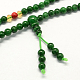 4-Loop Wrap Buddha Meditation Yellow Jade Beaded Bracelets BJEW-R040-6mm-08-2