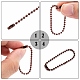 Eco-Friendly Iron Ball Chains with Connectors IFIN-F149-A13-5