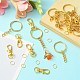 10Pcs Alloy Swivel Lobster Claw Clasps IFIN-YW0003-41-5