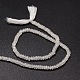 Faceted Rondelle Natural Moonstone Bead Strands G-M299-04B-2