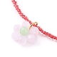 Collane con pendente in perle di vetro NJEW-JN03338-03-2