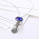 925 Sterling Silver Pendant Necklaces NJEW-BB18229-5