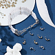 Benecreat 48pcs 8 styles de pointes de perles en laiton KK-BC0012-08-5