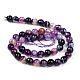 Natural Agate Beads Strands G-H1593-6mm-2-3
