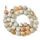 Natural Multi-Moonstone Beads Strands G-Q010-A04-01-3