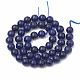 Natural Lapis Lazuli Beads Strands X-G-S295-18-8mm-2