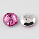 Botones redondos planos del diamante artificial de acrílico de Taiwán de 2-agujero BUTT-F015-10mm-08-2