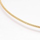Messing Schlangenkette bildende Halskette X-MAK-L010-01G-2