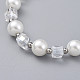 Perlas de vidrio estiran las pulseras BJEW-JB04757-3