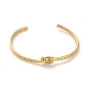 Bracelets manchette en acier inoxydable doré 304 pour femme BJEW-C050-01F-G-2