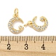 Латунные микропаве прозрачные кубические циркониевые подвески KK-Z044-17C-3