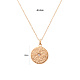 Stainless Steel Rhinestone Pendant Necklace ZQ2711-3-2