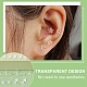 Nbeads 40 Sets 2 Style Tiny Resin Flower & Clover Stud Earrings with Ear Nut for Women EJEW-NB0001-08-4