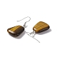 Trapez-Ohrringe aus natürlichem Tigerauge EJEW-D188-02P-04-3