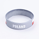 Silicone Wristbands Bracelets BJEW-K168-01C-1