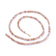 Chapelets de perles de sunstone naturelle naturelles G-F619-02-2mm-2