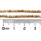 Chapelets de perles en agate fou naturel G-A130-2mm-K10-3