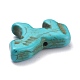Pendentifs de pierre précieuse en turquoise synthétique G-B015-02-3