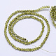 Faceted Rondelle Transparent Painted Glass Beads Strands DGLA-J001-C12-4mm-2